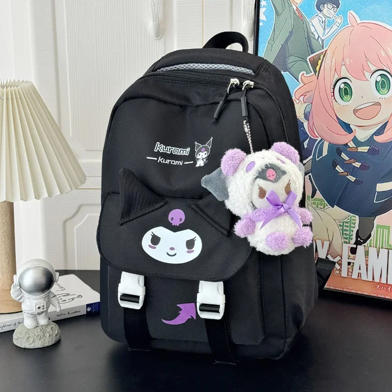 Sanrio Kulomi's new cute girl wind jade cinnamon dog is simple and cute large-capacity backpack.