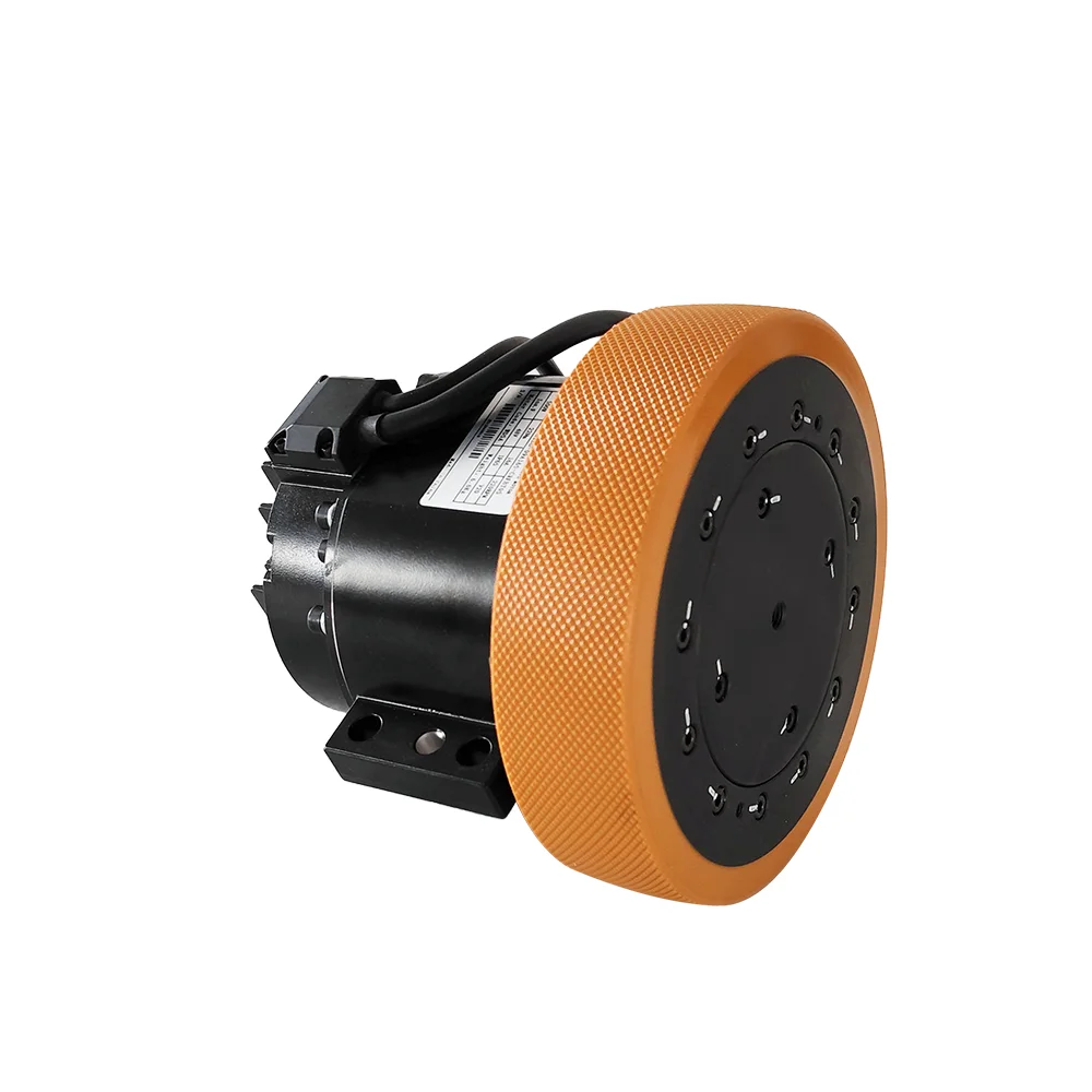 Wear Resistance Polyurethane Wheel agv Amr Automated Guided Vehicle Strong Traction Mechanism Single Drive Wheel Hub