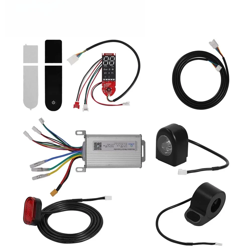 

DC36V 250W Brushless Motor Controller Dashboard Accelerator Set LED LENZOD Display for XiaoMi M365 1S Pro Electric Scooter Kit