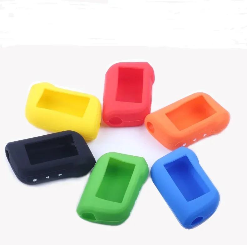 

Silicone Auto Key Case for Starline A93 A63 Russian Version Two Way Car Alarm LCD Remote Controller Keychain Fob Cover