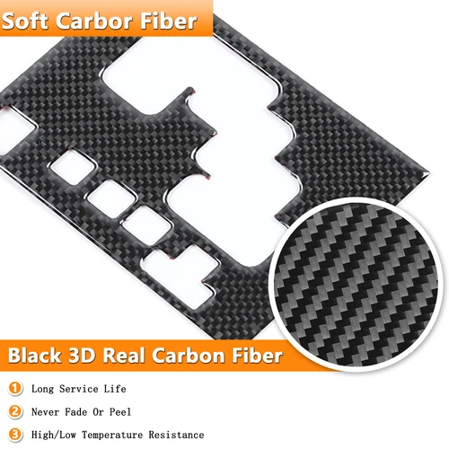 Imagen 2 del producto Panel de cambio de marchas Central, cubierta decorativa, pegatinas embellecedoras de marco para 4runner 2010-2021 2022 2023, accesorios de moldura Interior de coche