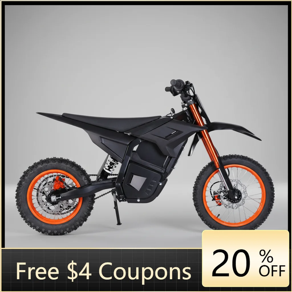 YzhgbYouth electric off-road motorcycle 1000W motor 50km/h 30km ride, off-road high-power electric bicycle, electric motorcycle