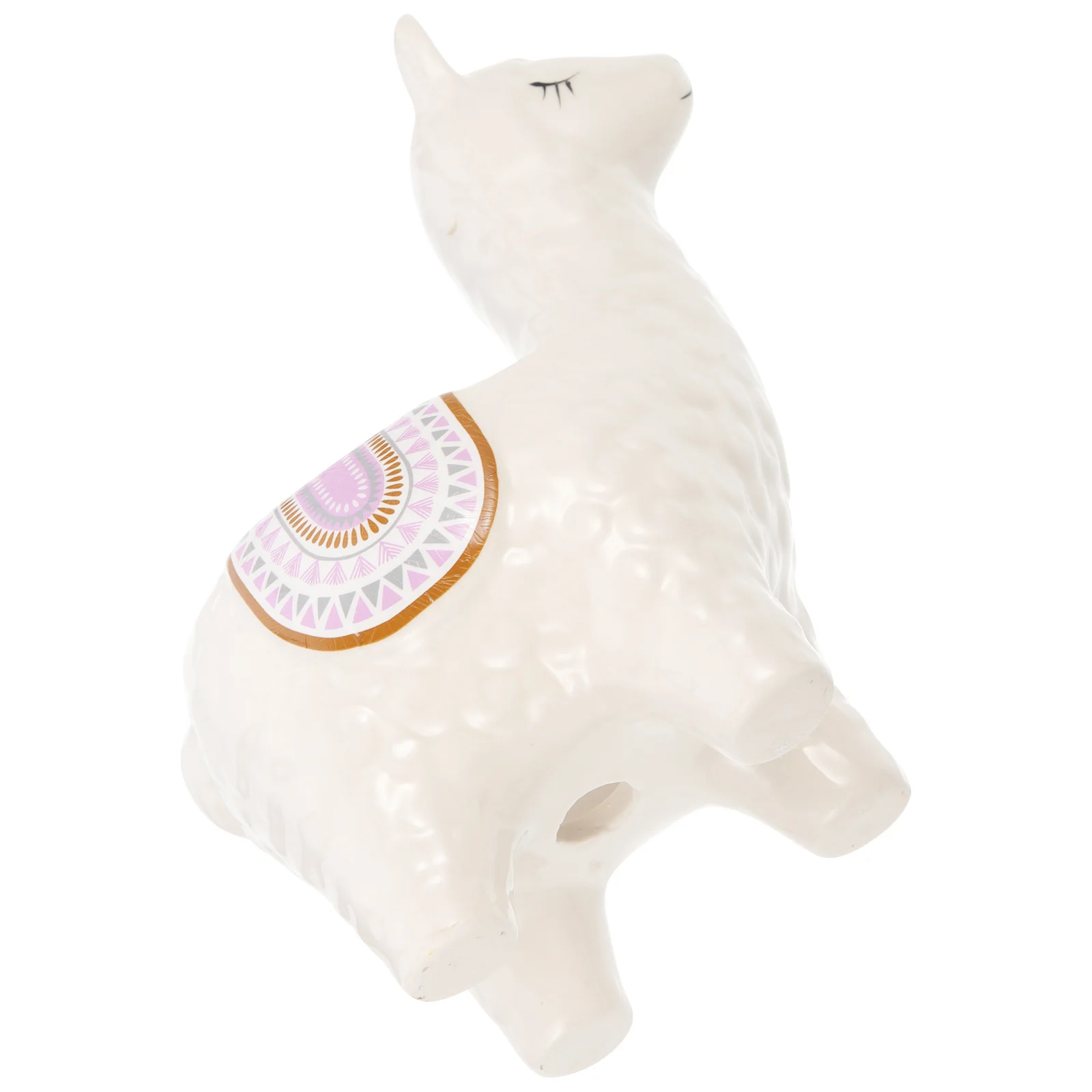 

Mini Alpaca Ceramic Flowerpot Stylish Succulent Planter Pot for Home Office Garden Decor Functional Pen Holder