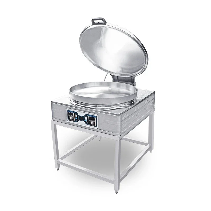 Commercial double-sided thermostatic pancake machine vertical crispy cake electric frying stove