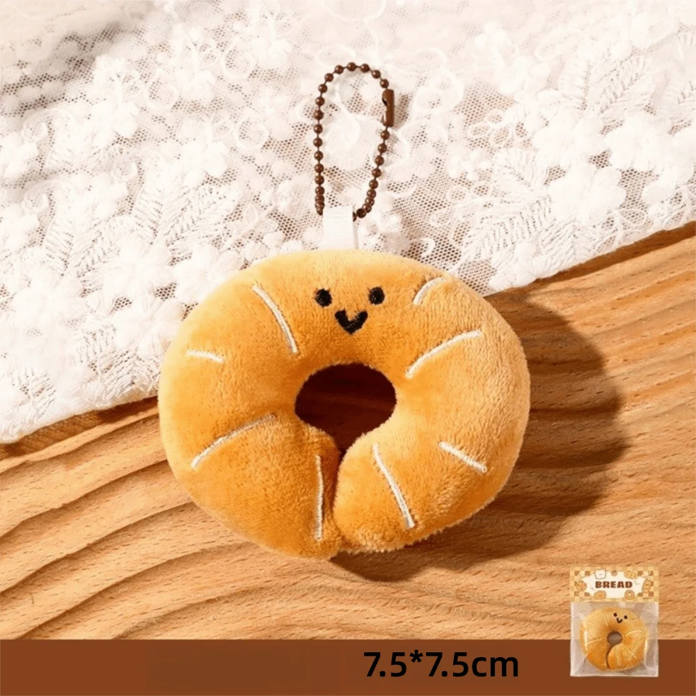 

Милые подвески-брелоки в виде мультяшных кукол-булочек для сумок и рюкзаков, аксессуары для девочек