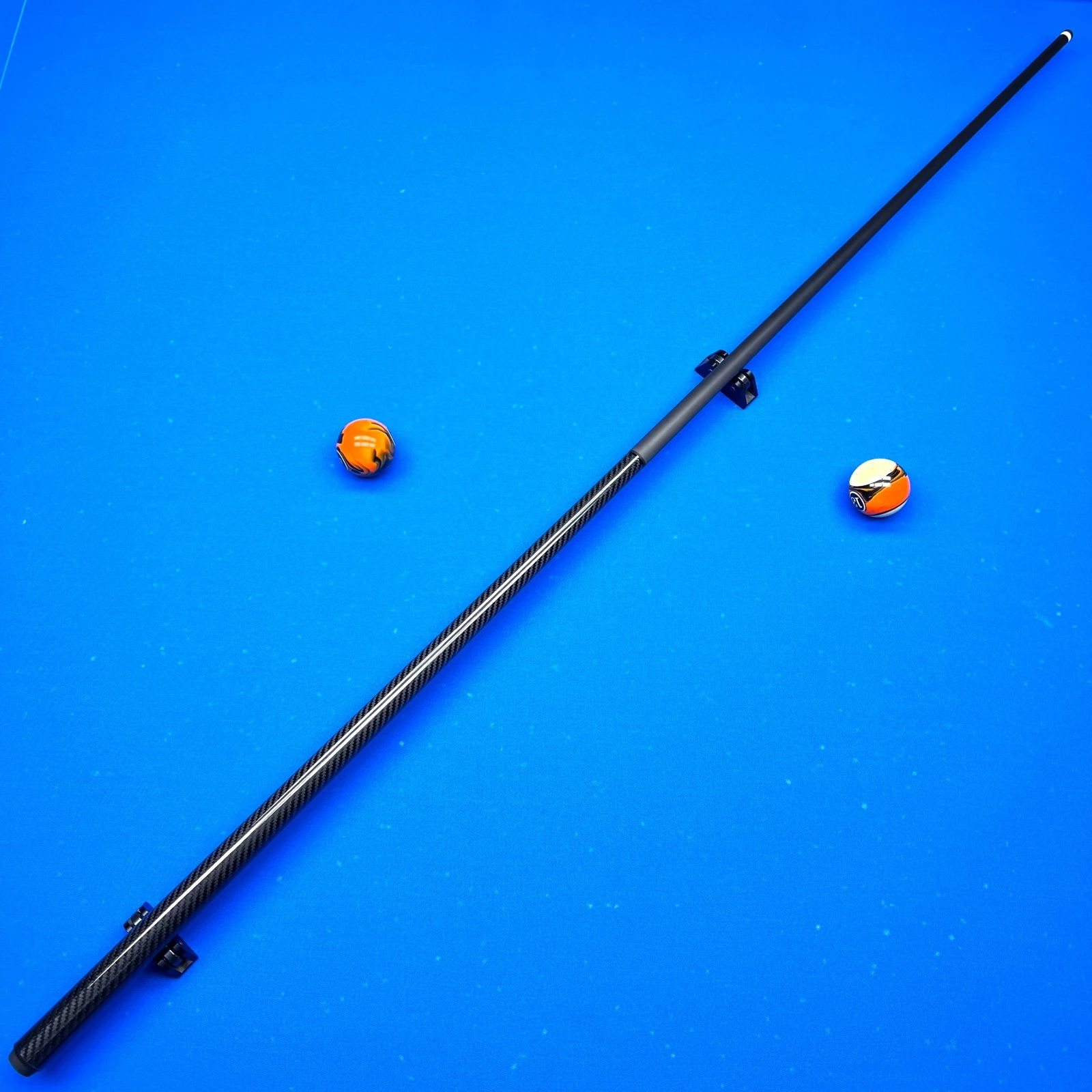 Carbonfaser-Billardqueue 12,5 mm 58,5 Zoll Low-Deflection-Schaft Edelstahl 8-Pin-Verbindung Kevlar-Wickelverlängerung Mehrschichtige Spitze – Detail 6