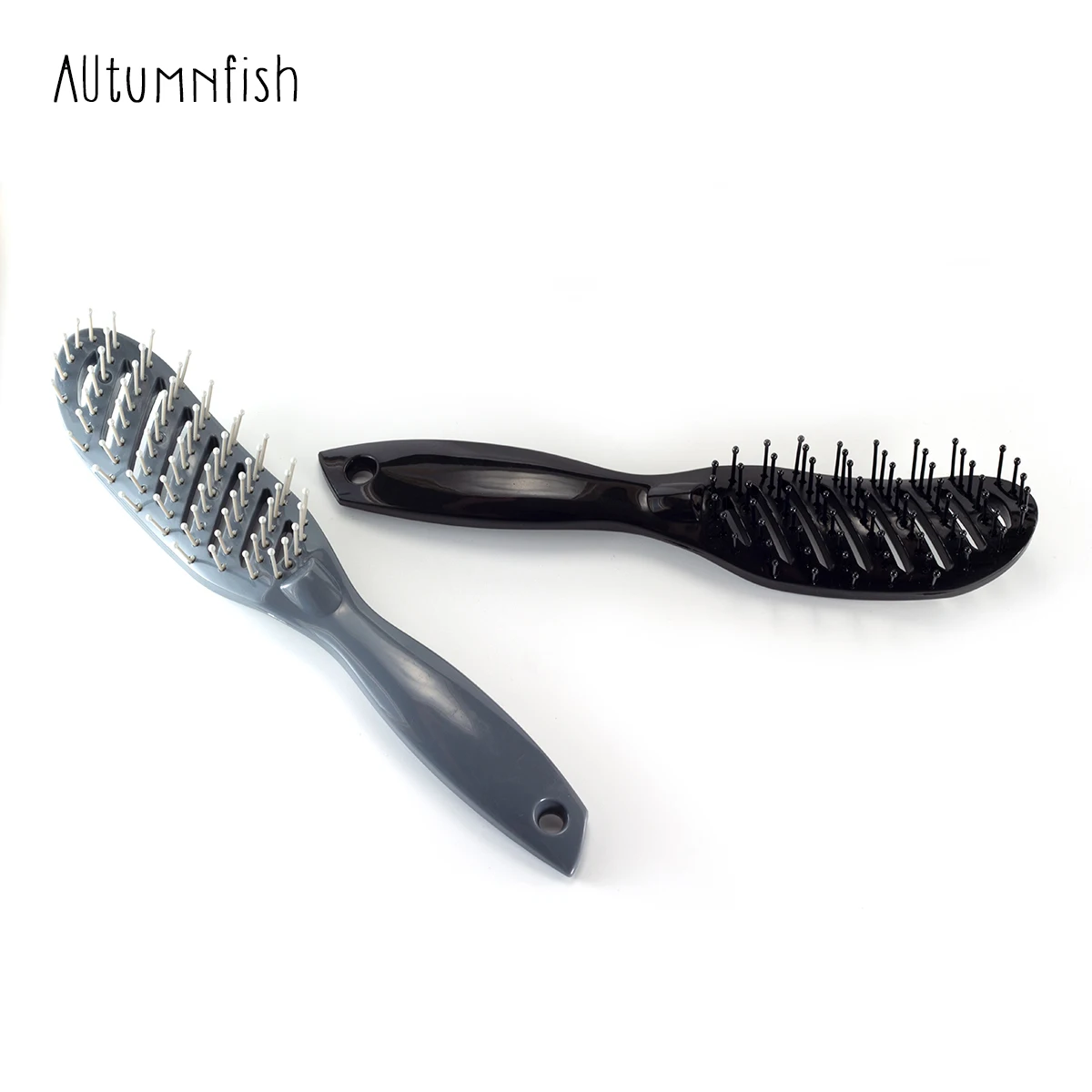 

Fluffy Styling Comb Three-color Optional Scalp Massage Nylon Comb Teeth Women's Wet Roll Available Hair Styling Tools