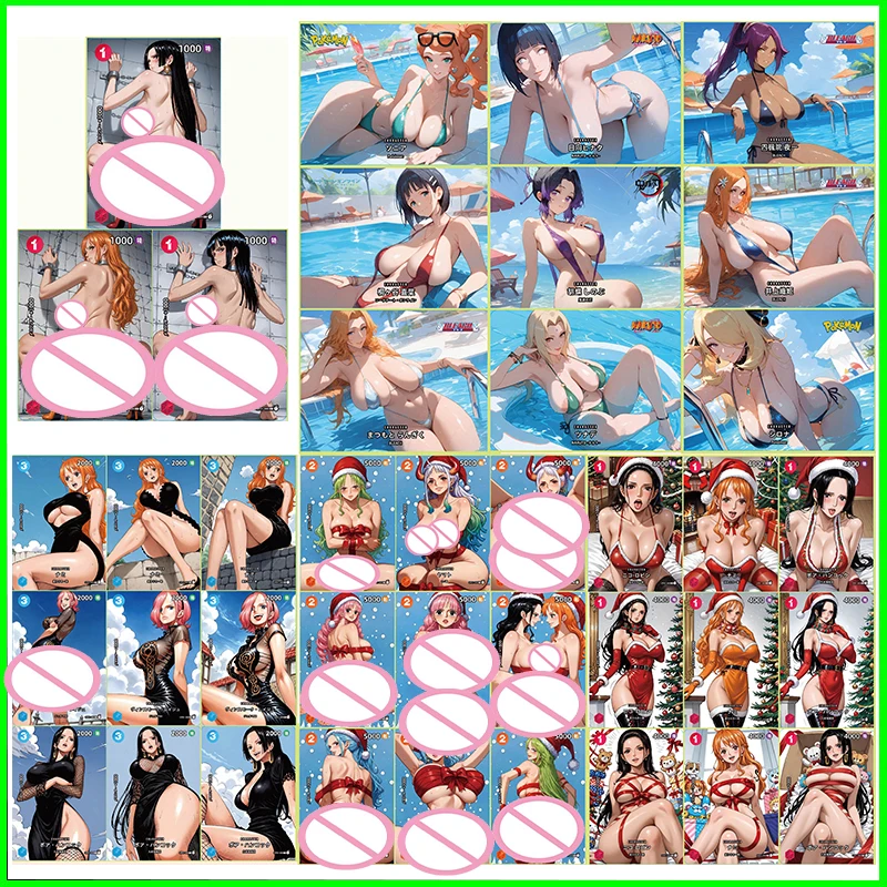 

Коллекционные карты, игры для мальчиков, игрушки, настольные игры, подарки на день рождения, сделай сам, аниме Боа Хэнкок, Нами Мизуно, Ami, флэш-карта премиум-класса, 36 шт.