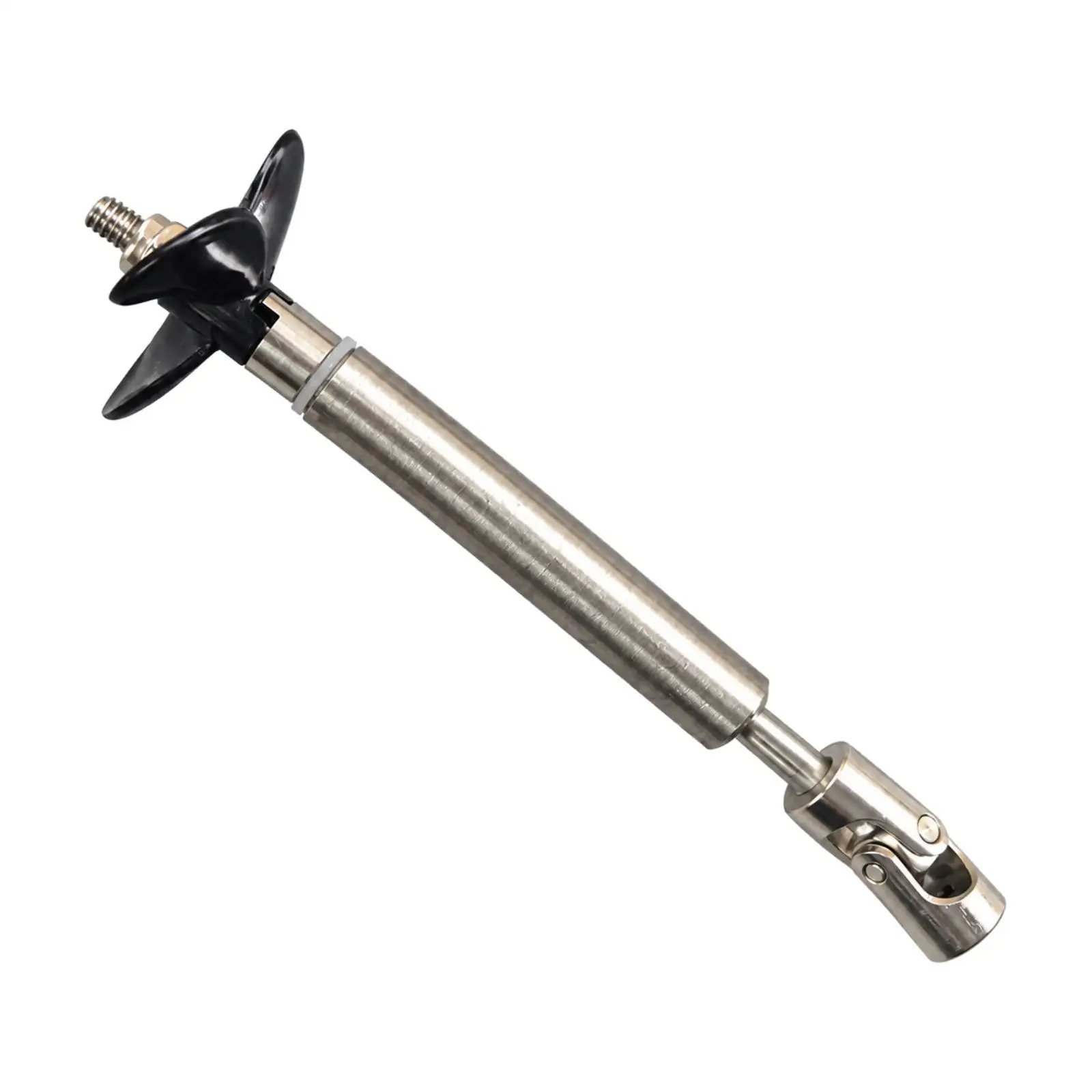 Marine Propulsion Shaft 4mm RC Boat Hardware Kit Rigid Steel Drive Shaft with Metal Tube Coupling for Electric Boat Motor