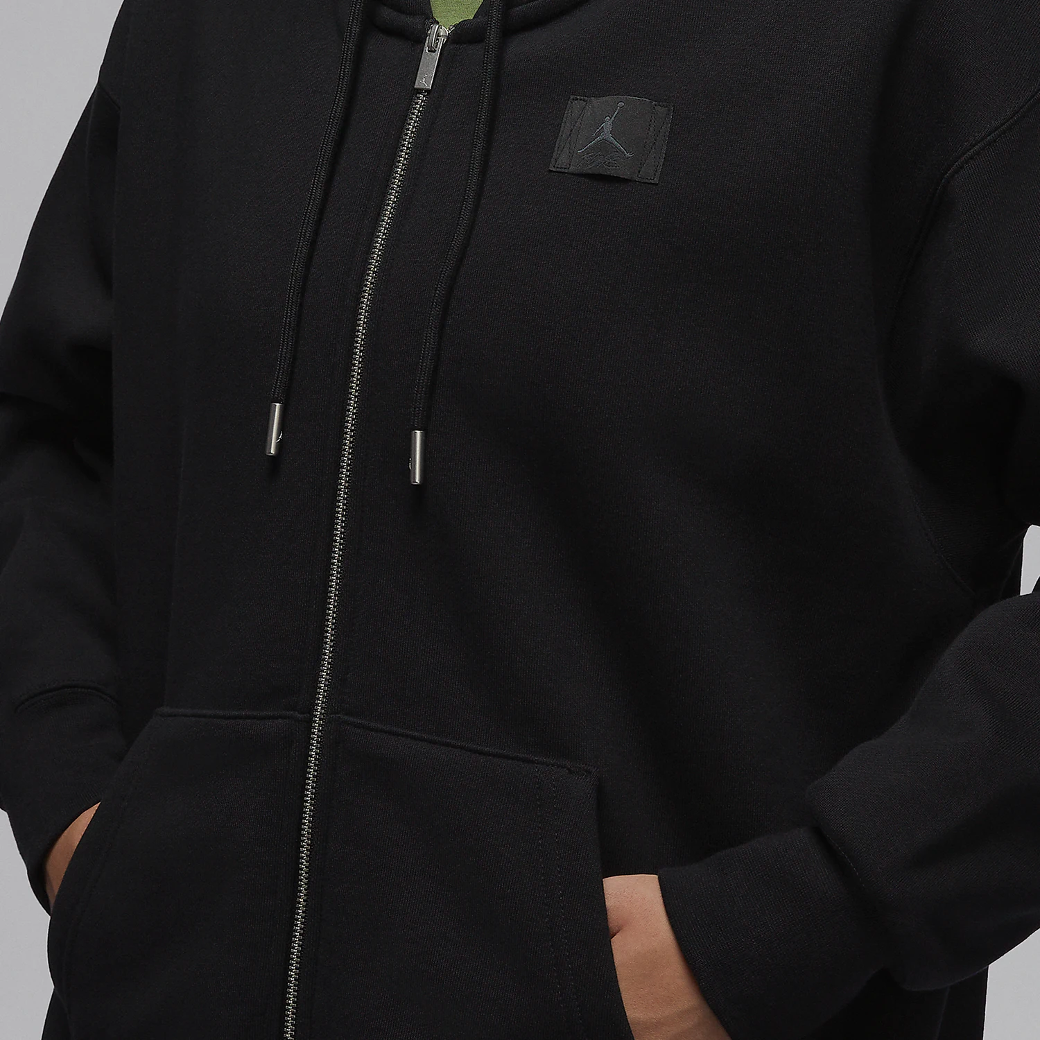 Giacca con cappuccio da esterno casual allentata da donna originale Nike JORDAN FZ1251-010