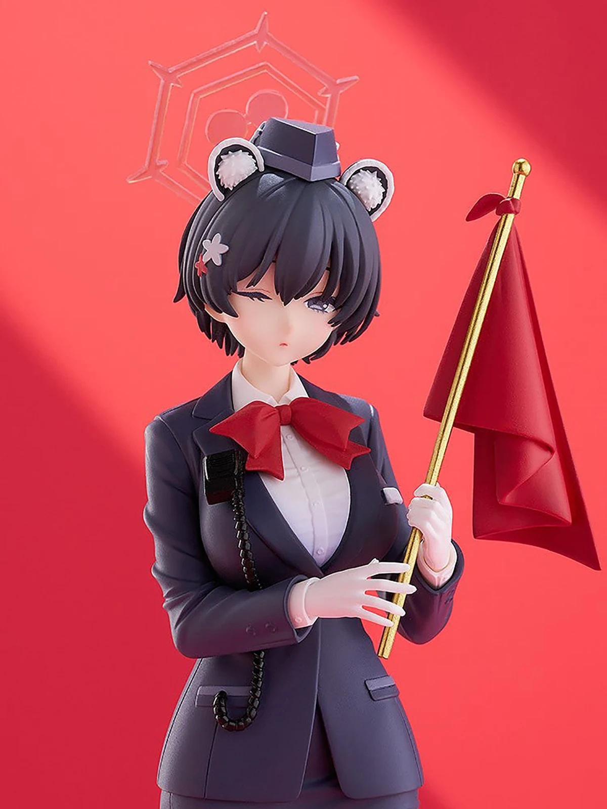 Original Genuine Good Smile Company Prepainted Pop Up Parade Blue Archive Kasuga Tsubaki Guide H=190mm Game Character Figure