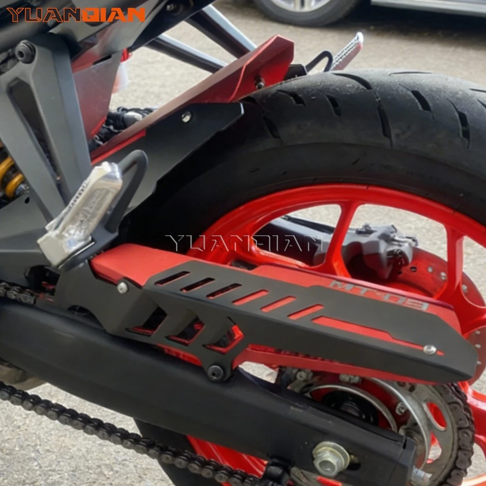 

MT-03 MT-25 Rear Fender Mudguard Chain Guard Cover Motocycle Accessories For YAMAHA MT03 MT25 YZFR3 YZFR25 YZF R3 R25 2015-2026