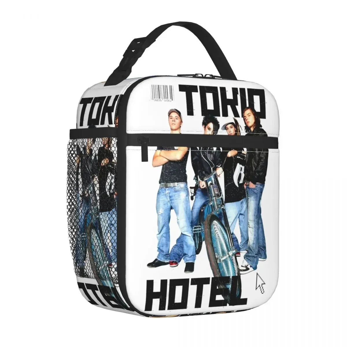 Tokio Hotel Insulated Lunch Bag Portable Band Music Reusable Thermal Bag Tote Lunch Box Beach Travel Men Women