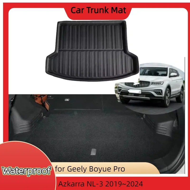 

Коврик в багажник автомобиля для Geely Boyue Pro Azkarra NL-3 2019 ~ 2024 2020, водонепроницаемый задний багажник, багажник, коврик, чехол, аксессуары
