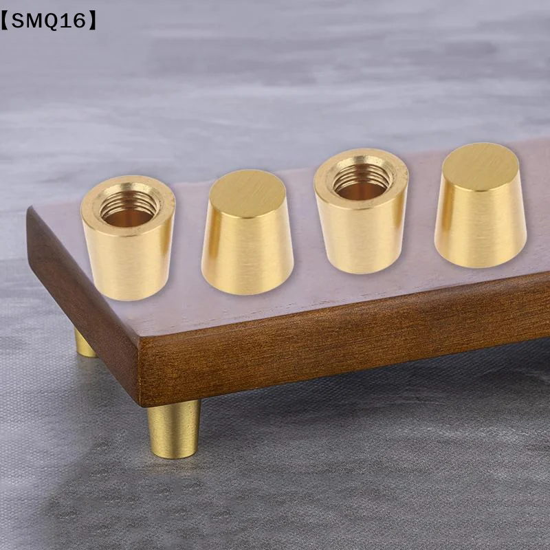 4PCS Brass Cutting Board Feet Chopping Board Stabilisers Non Slip Jewelry Box Board Display Tray Riser Feet【SMQ】
