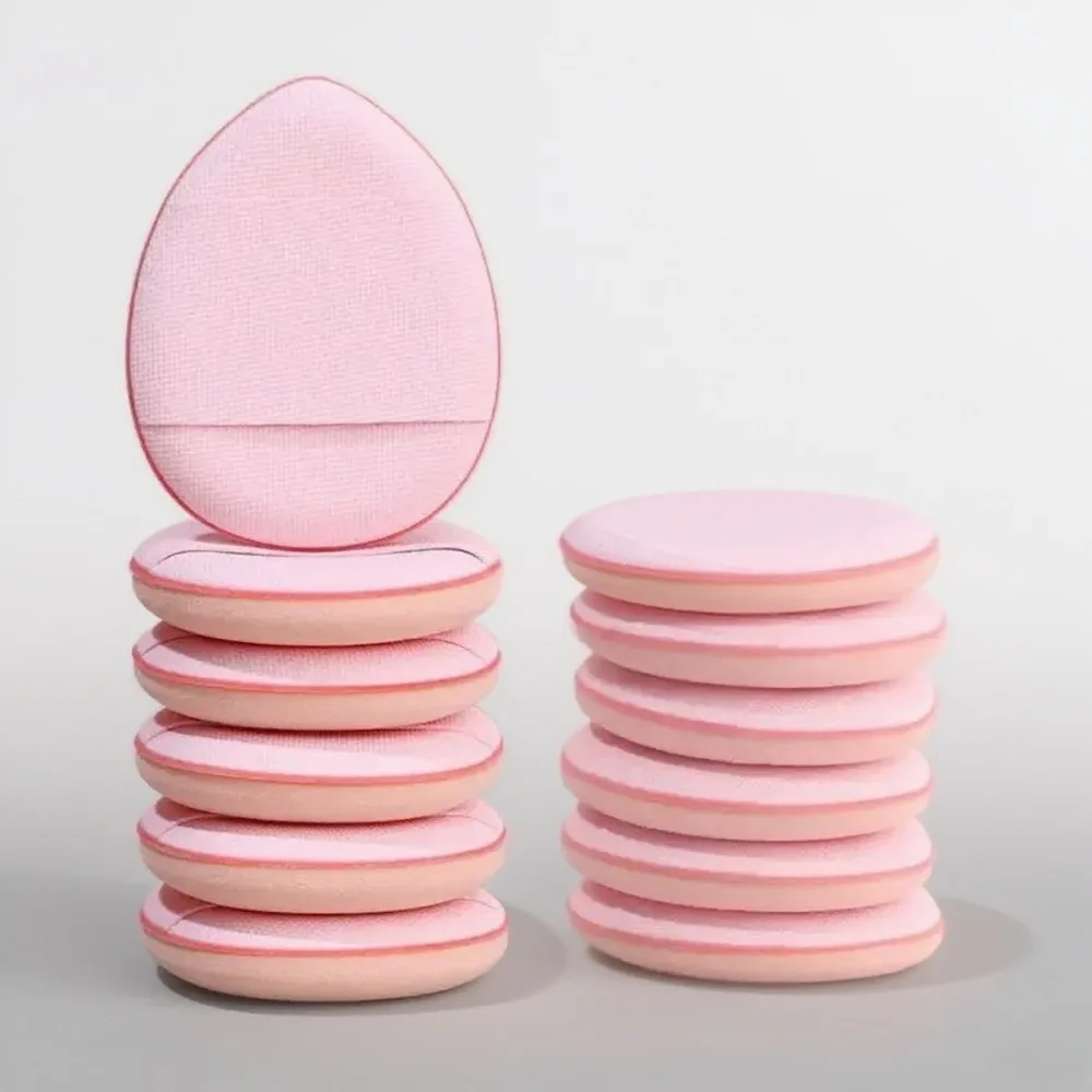 6Pcs Mini Air Cushion Foundation Puff - Small Powder Sponge for Face Concealer BB Cream Cosmetic Applicator Makeup Tools
