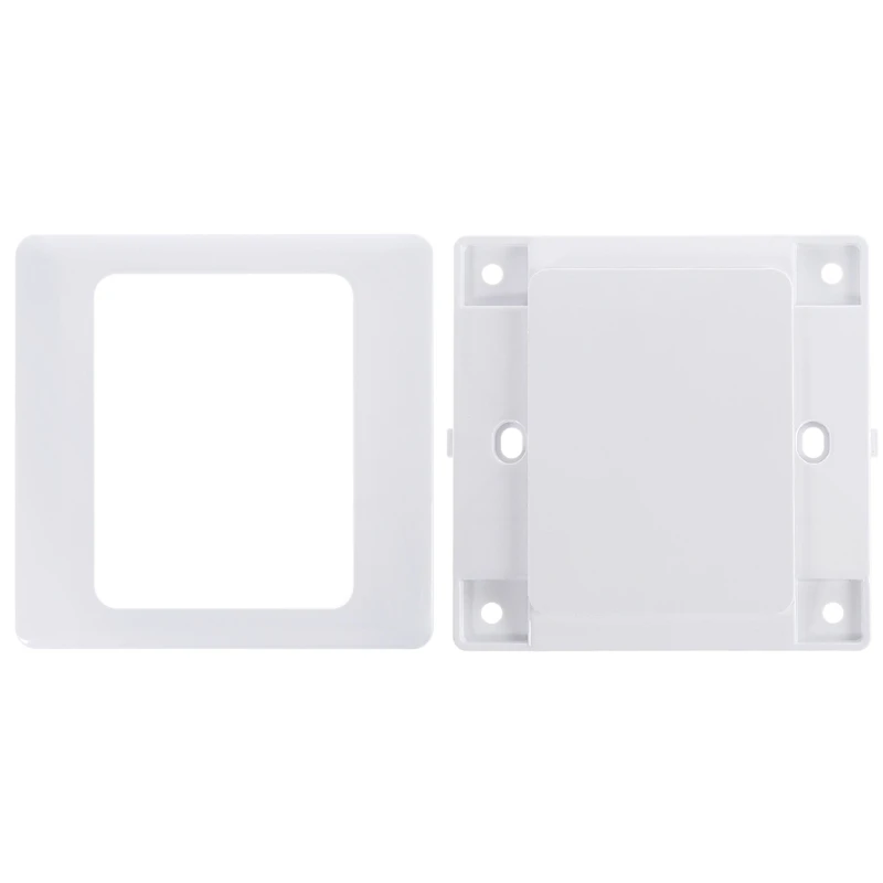 

Electric Wall Socket Blank Cover Panel, Whiteboard ABS Outlet Plate Bezel