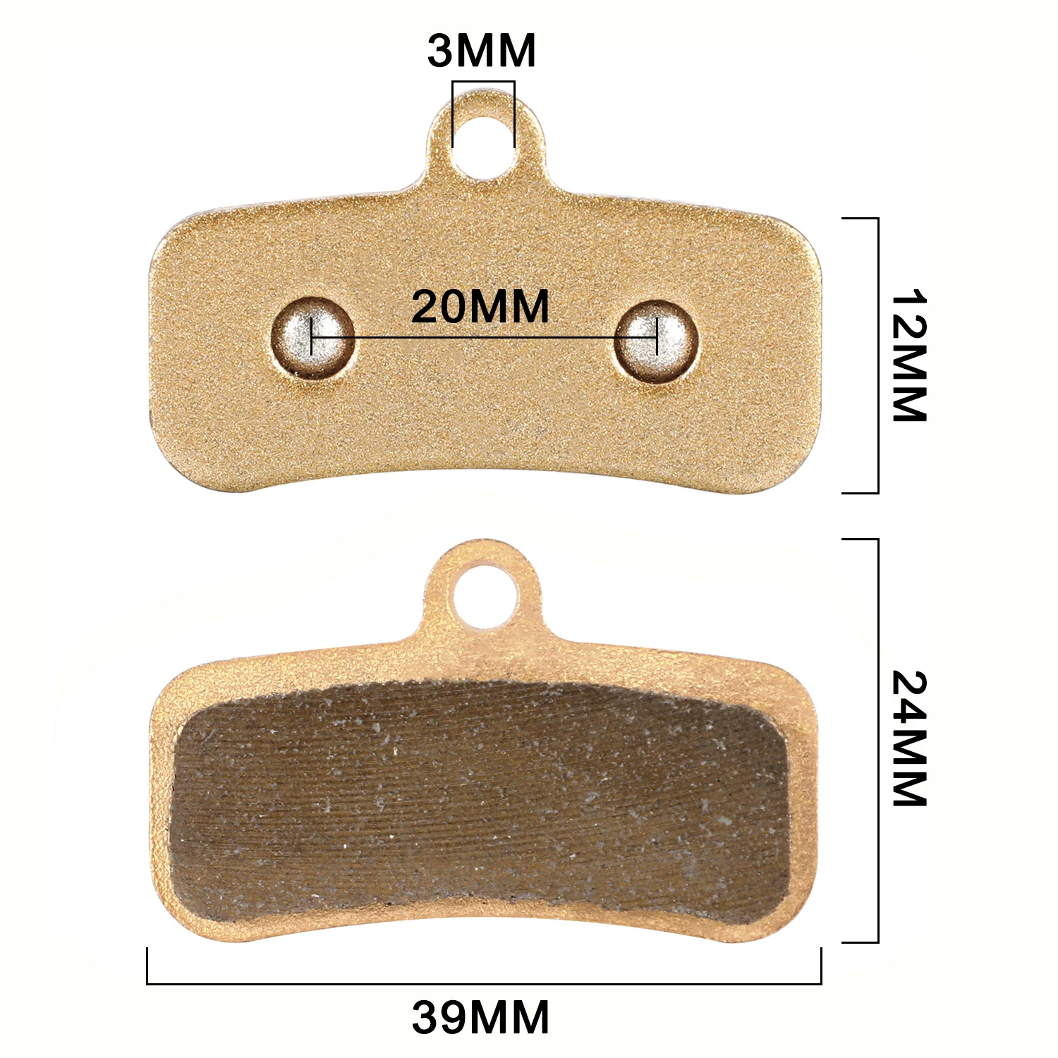 For Surron Brake Disc Pads Sintered Metal Brake Pad For Sur Ron Talaria Sting MX3 MX4 Light Bee Electric Bike E-Bikes Off-Road