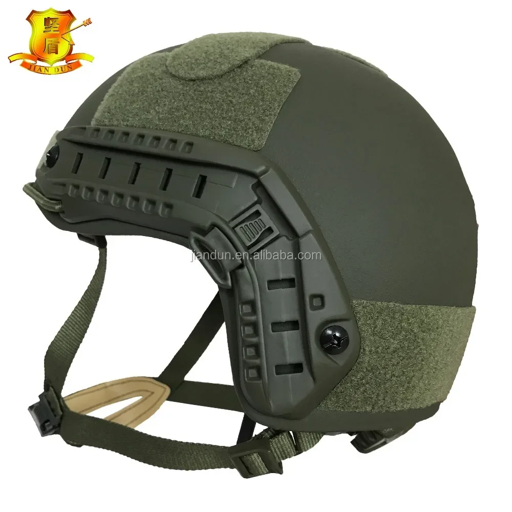 NIJ Level IIIA 3A 9mm .44 Mag NIJ Level III IV GOST BR1 BR2 BR3 BR4 BR5 Ballistic Helmet Visor Ballistic Helmet