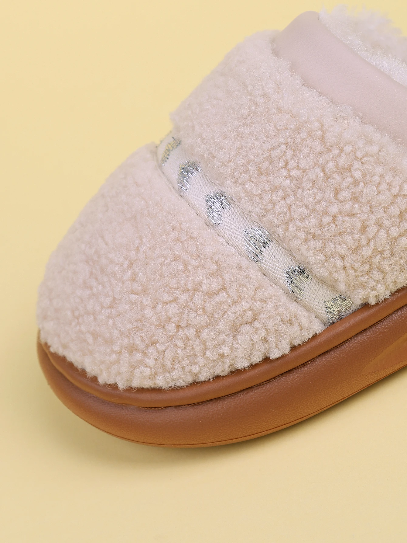 شباشب قطنية عصرية لزيادة الارتفاع للأطفال للفتيات، شباشب قطنية شتوية جديدة لعام 2025 شباشب قطنية دافئة ذات نعل سميك #3