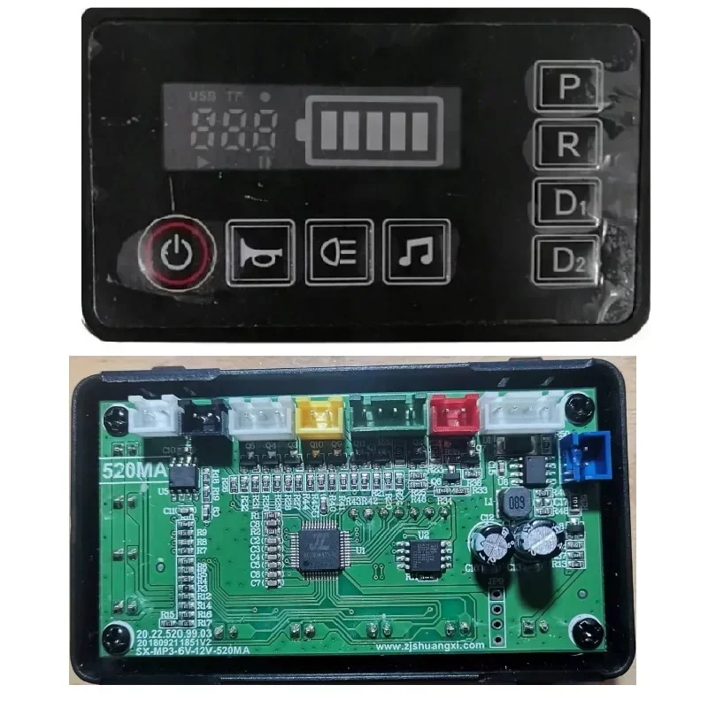 SX-MP3-6V-12V-520MA Sx1818 Детская музыкальная плата пожарной машины, плеер, многофункциональная основная плата управления