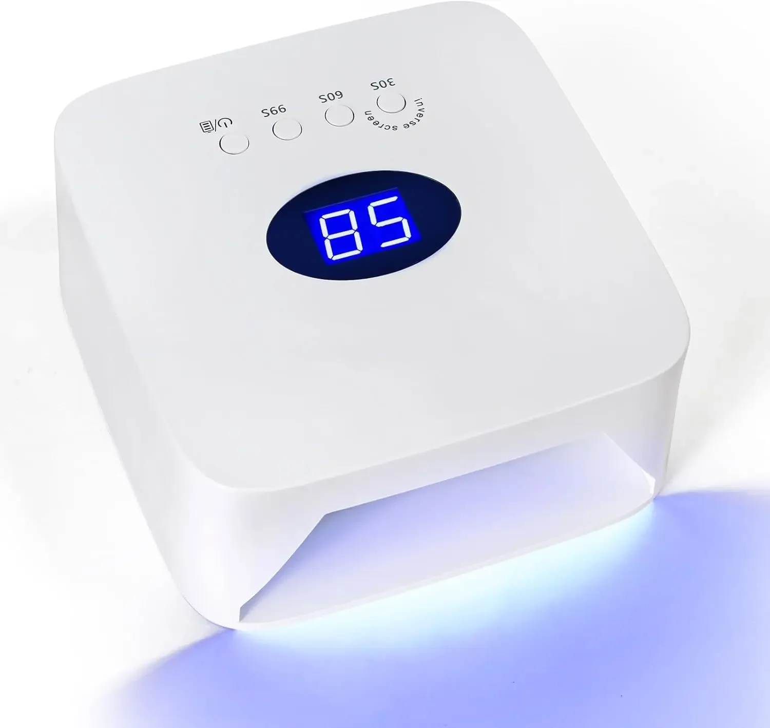 

Rechargable UV LED Nail Lamp Dryer With HD Display Smart Nail Drying Lamp for Fast Dry Curing All Gel Nail Polish Manicure Tools
