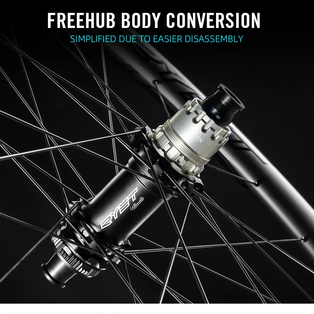 Neuer RYET Freehub-Körper 11S/12S HG XD/XDR/MS Fahrradnabenkörper (Nur für RYET-Naben) – Detail 1