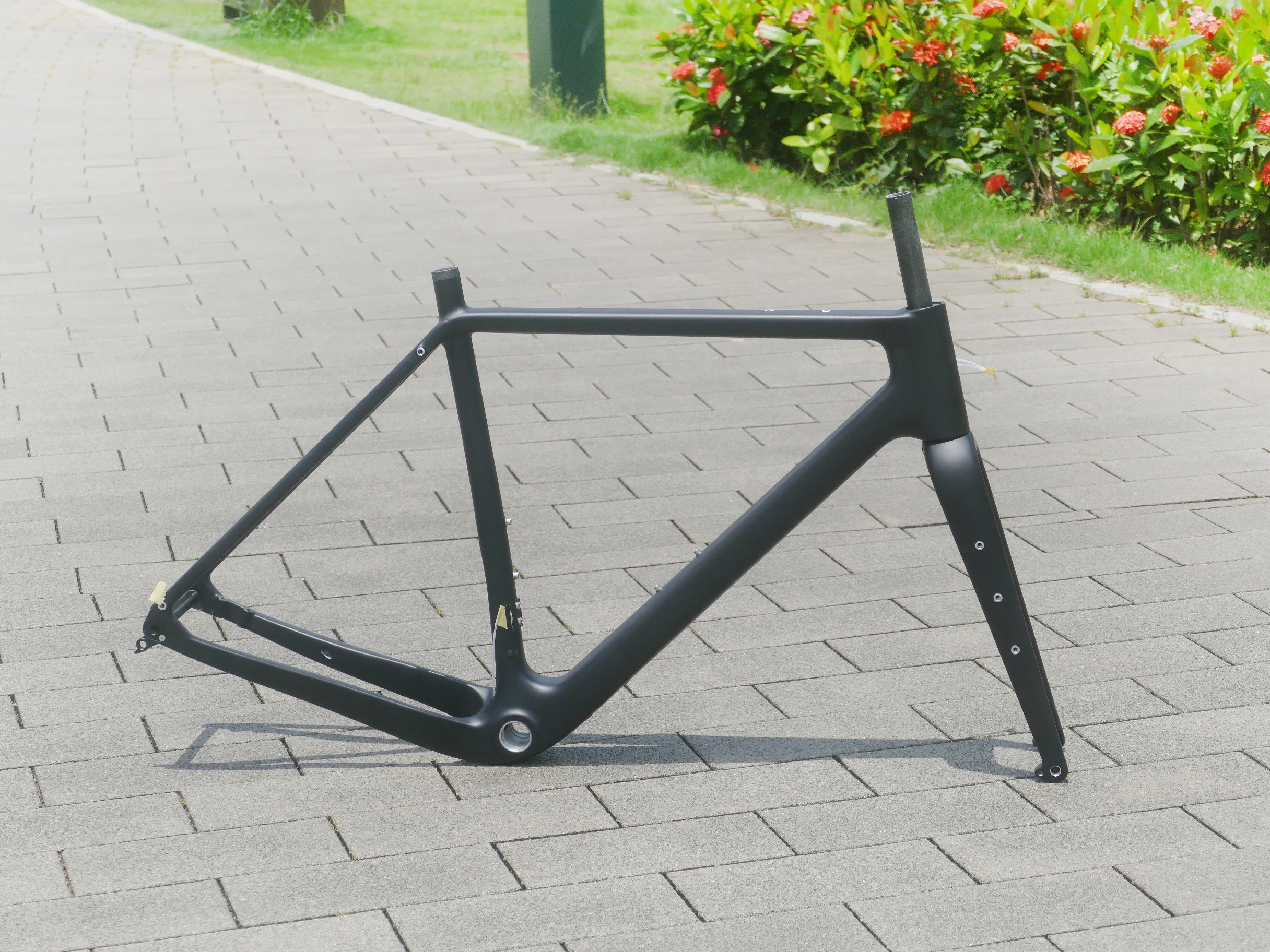 Top Quality Highest Carbon Monocoque Full Carbon Matt Gravel Bike Bicycle Gravel Frame Fork Frameset 50cm , 53cm  55cm 57cm 59cm