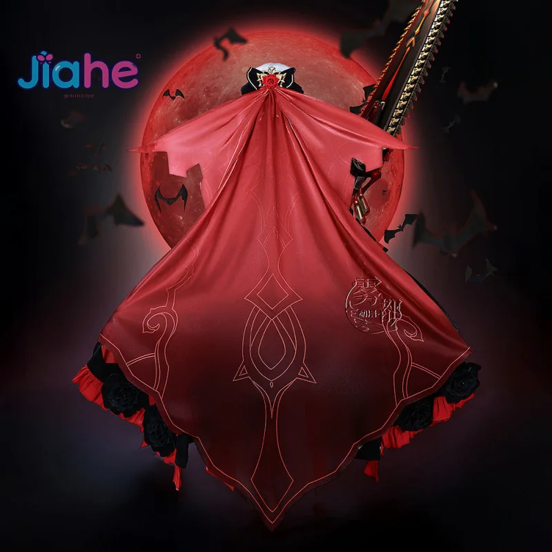 Тереза Апокалипсис, игра Honkai Impact 3, костюм для косплея под луной, карнавальный костюм на Хэллоуин, готическое платье, милая униформа Лолиты