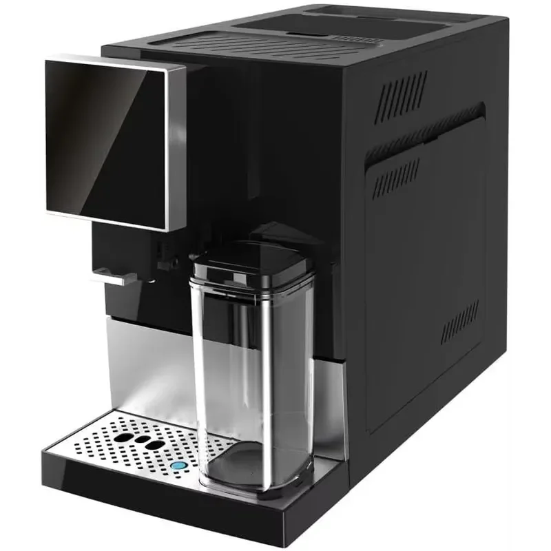 Automatic Coffee Maker Machine for Home Office Use One Touch Brewing System Compact Design Easy to Clean Stainless Steel Body