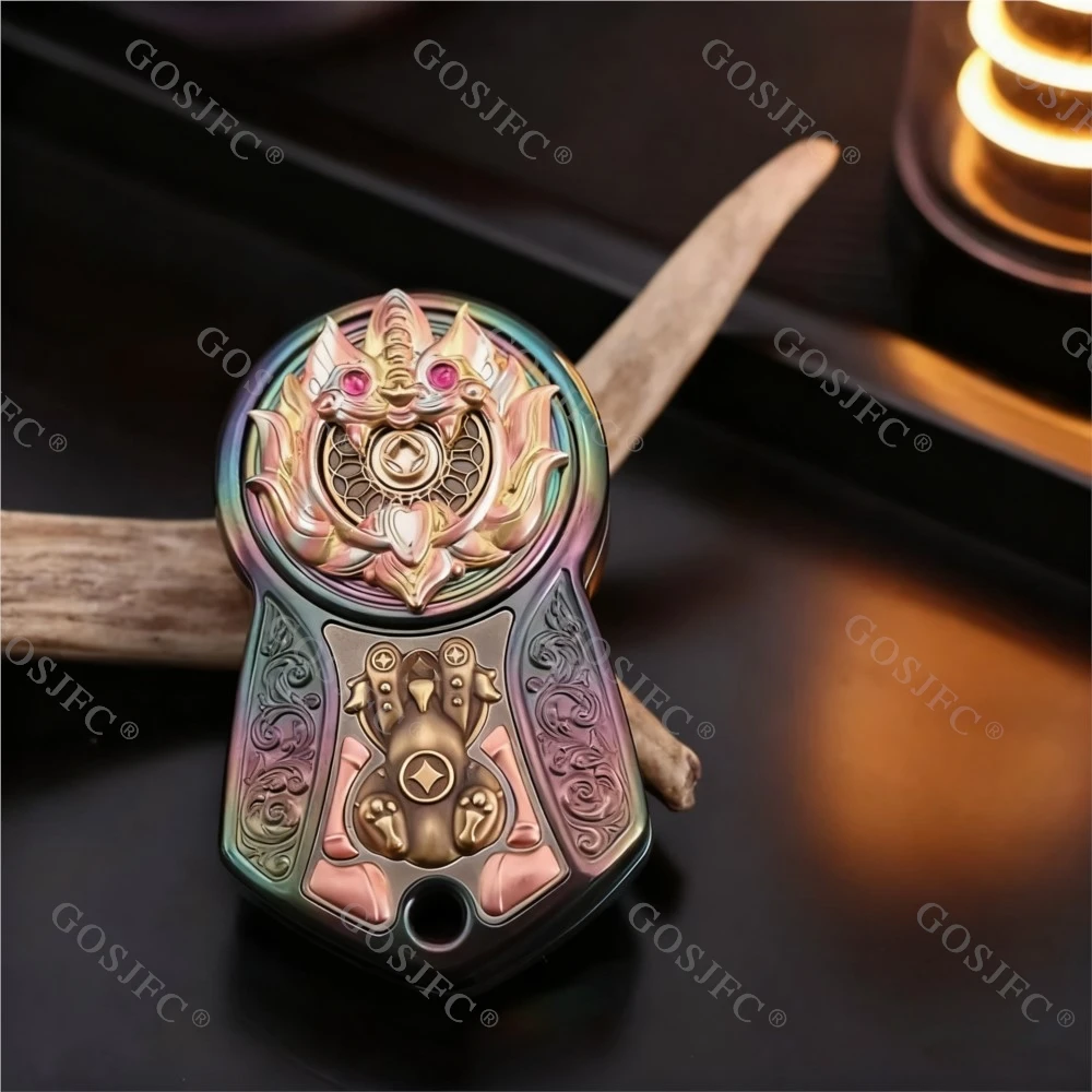 CHIMAGO EDC Mechanical Fidget Slider Stress Relief Toy Fidget Toys For Adults Limited To 50 Push Slider Original Designs