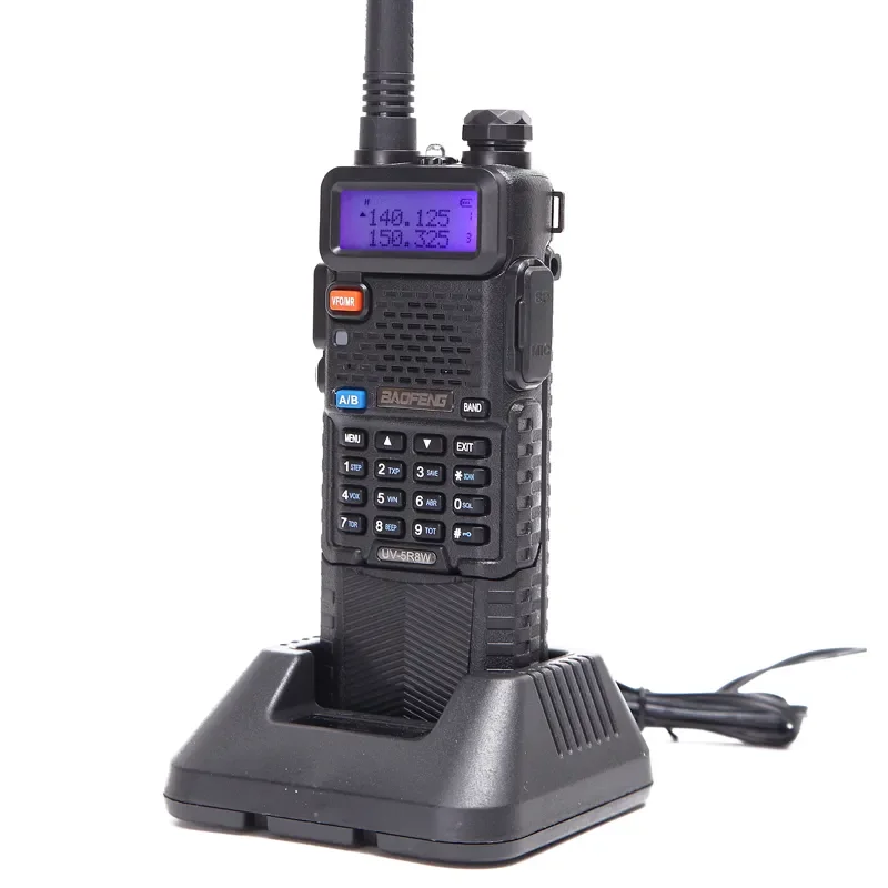 Baofeng UV-5R 햄 라디오, 136-174 및 400-520MHz, 듀얼 밴드, 3800mAh 배터리, 128 채널, 휴대용 트랜시버, 5W8W, 2 개