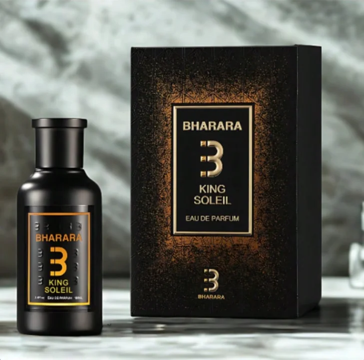

Bharara King Soleil EDP for Men, Luxury Woody Aromatic Citrus Fragrance, Long Lasting Spray 100ml, Premium Arabian Perfume Gift