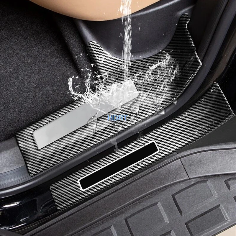 For Chery Jetour T2/Traveler 2023 + Car Styling Rear Trunk Guard Boot Plate Threshold Door Sill Bar Strip Welcome Pedal Cover