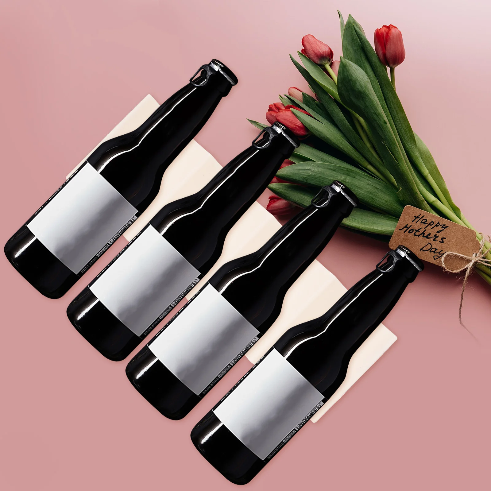 

Rack Plastic Stackable Bottle Holder Non-Slip Mat Wine Bottle Holder For Fridge Cooler Countertop Storage Organizer