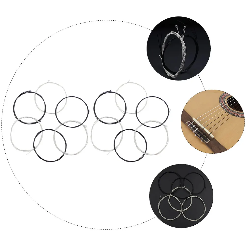

2 Sets Nylon Guitar Strings Replacement Kit Durable Alloy Guitar Strings Accessories