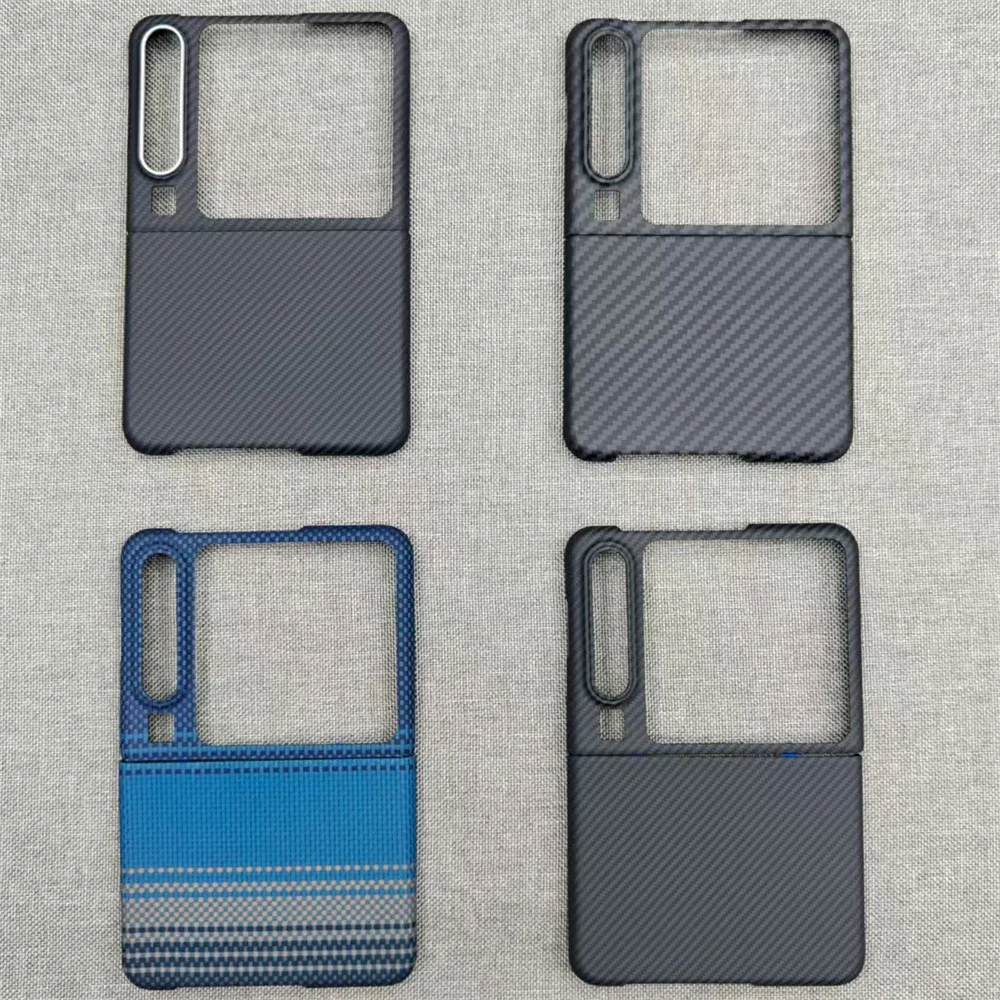 

Чехол из арамидного волокна для HUAWEI Pura X, тонкий легкий чехол без ощущения, противоударный чехол с защитой от царапин