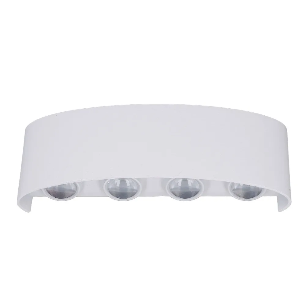 Modern 90-265V LED Wall Lamp Aluminum Alloy IP65 Waterproof Wall Mount Light 8W LED Wall Light Hotel