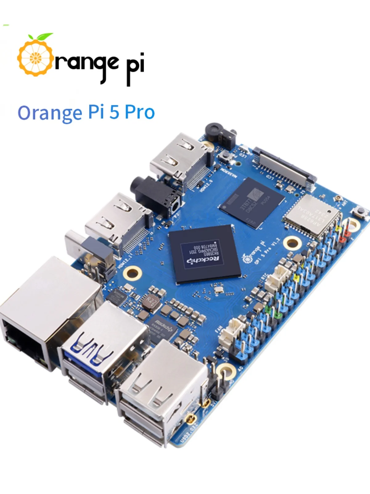 Orange Pi5Pro chip RK3588S memory 4G/8G/16G, optional main frequency up to 2.4GHz Orange Pi