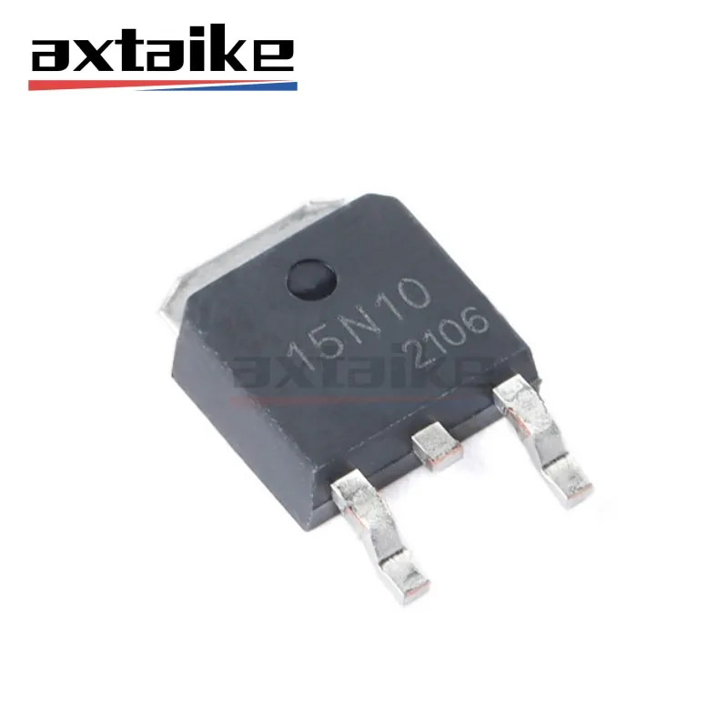 10PCS 15N10 TO-252 DPAK 15A 100V N-Channel Enhancement Mode Power MOSFET SMD Transistor ME15N10-G AP15N10D