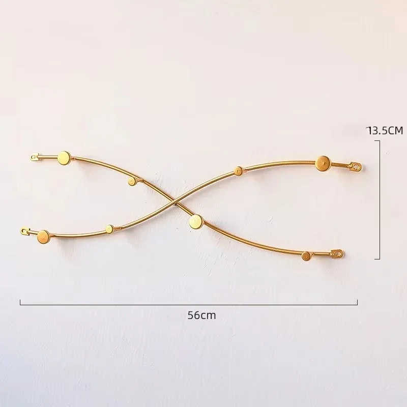 Modern Coat Racks Iron Art Clothes Racks Entrance Hall Wall Clothes Hangers Saving Space Staggered Form Living Room Furniture