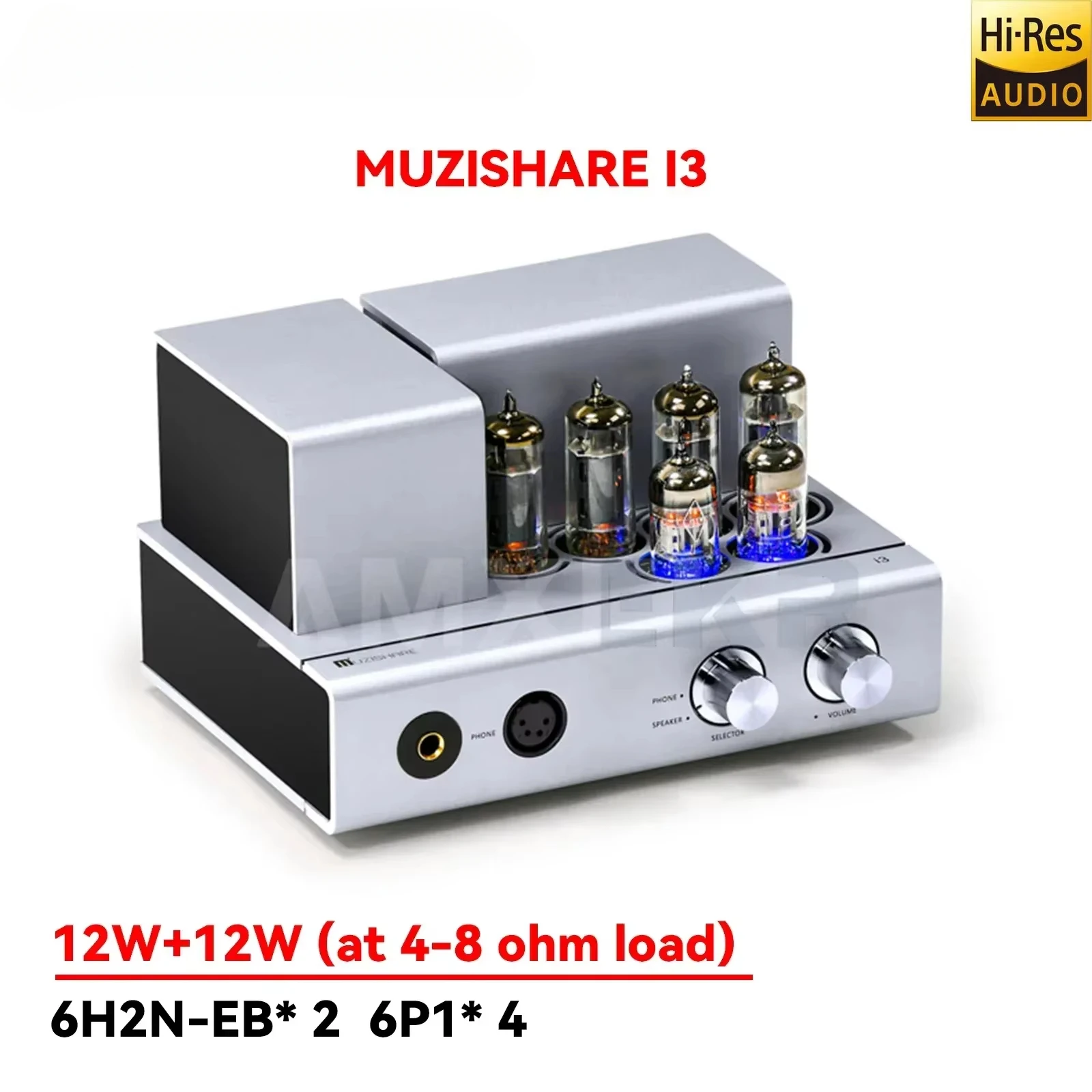 

MUZISHARE I3 Ламповый усилитель мощности Усилитель для наушников Bluetooth HIFI Ламповый усилитель класса A Защита динамика