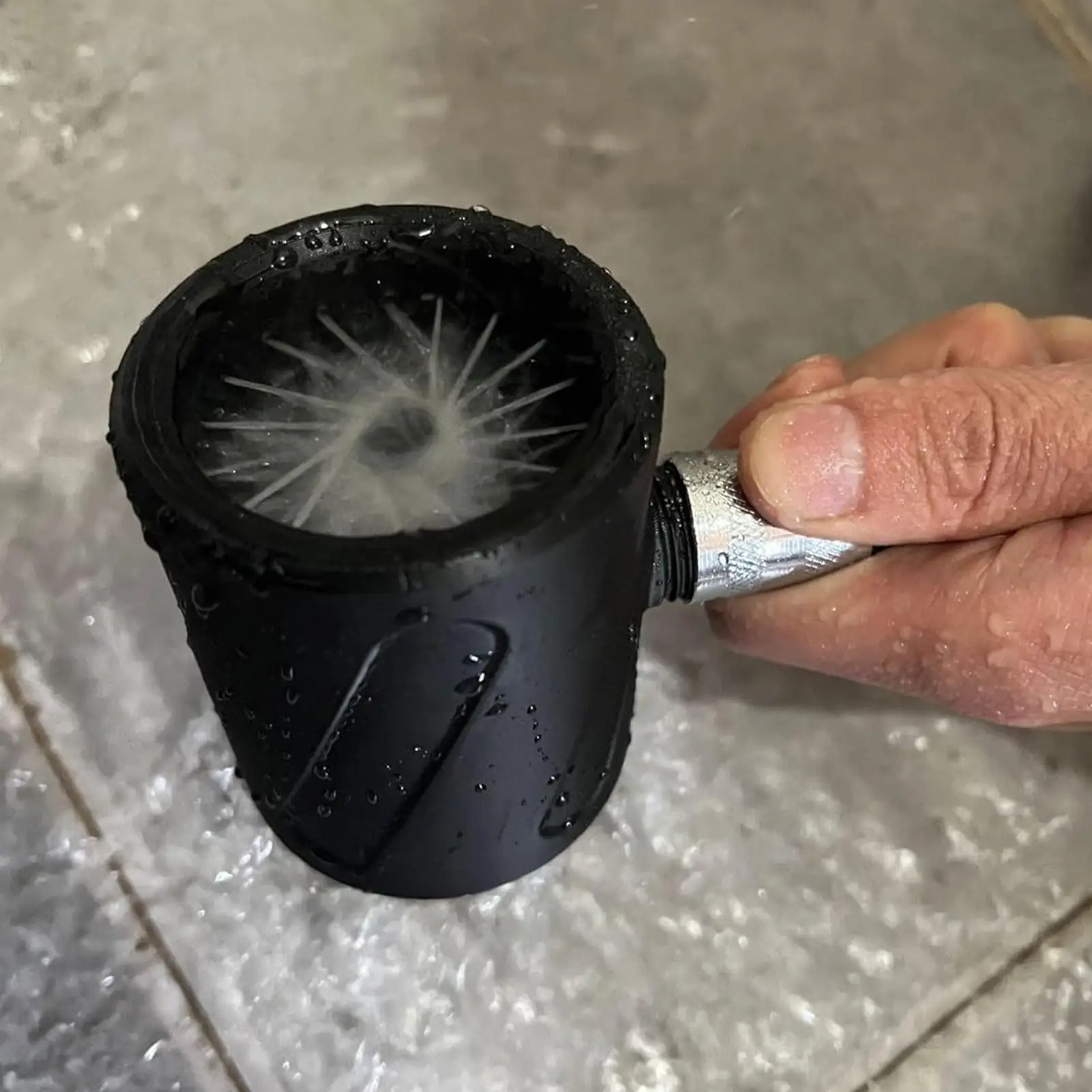 High Pressure Shower Head for Mens Handheld Coarse Hole Anti Clog Easy Install Durable Bathroom Rainfall Boost Sprayer view 3