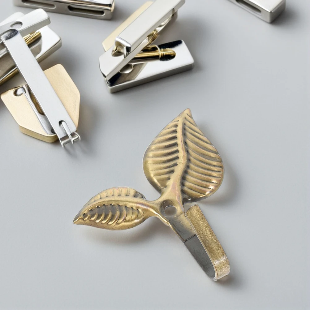 

8 pcs Hooks Farmhouse Decorative Vintage Wall Hook Home Mounted Leaf Rustic Wall Hooks Shape Smooth Vintage