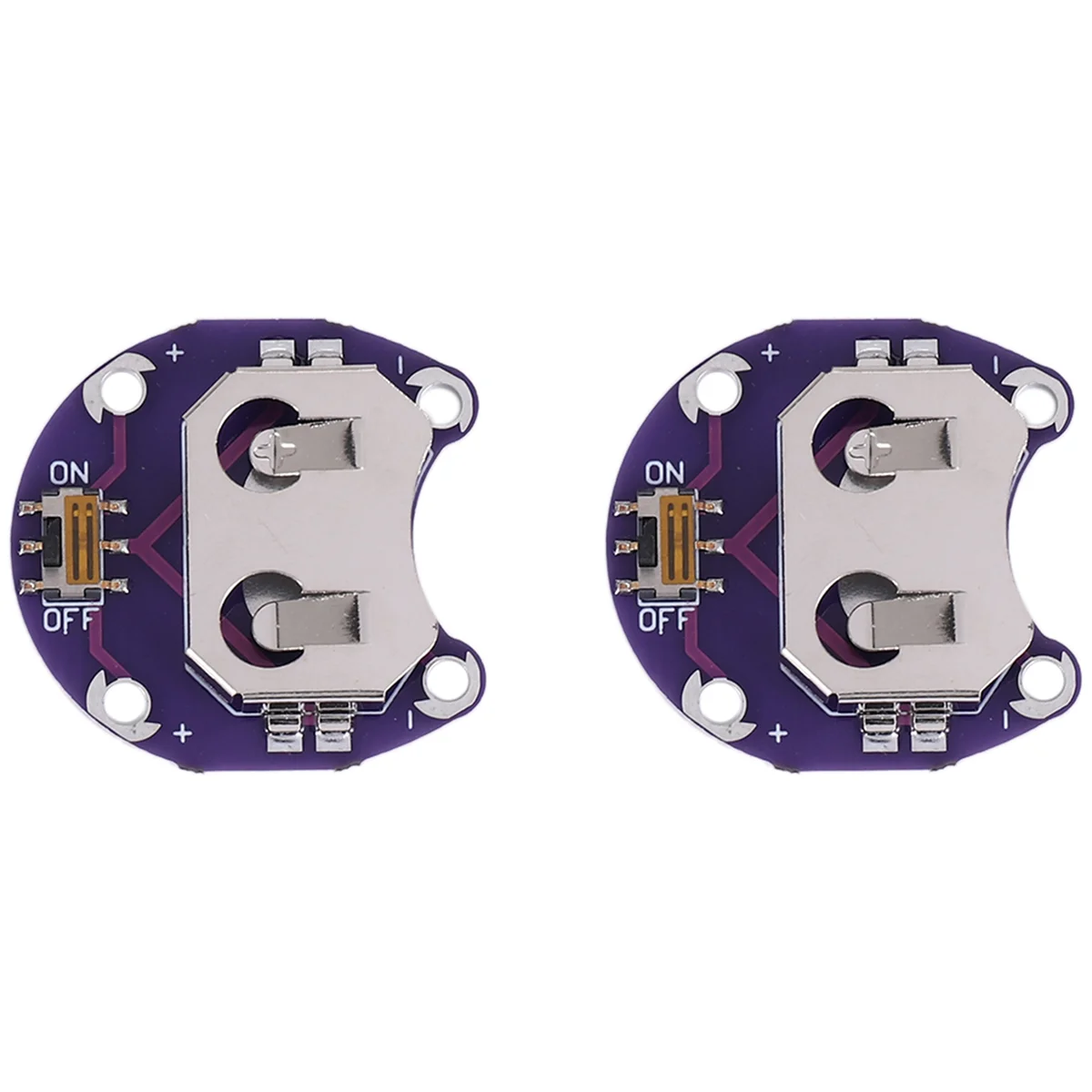 Activity 2 X Coin Cell Battery Holder for CR2032 - With Switch (2 Pcs)