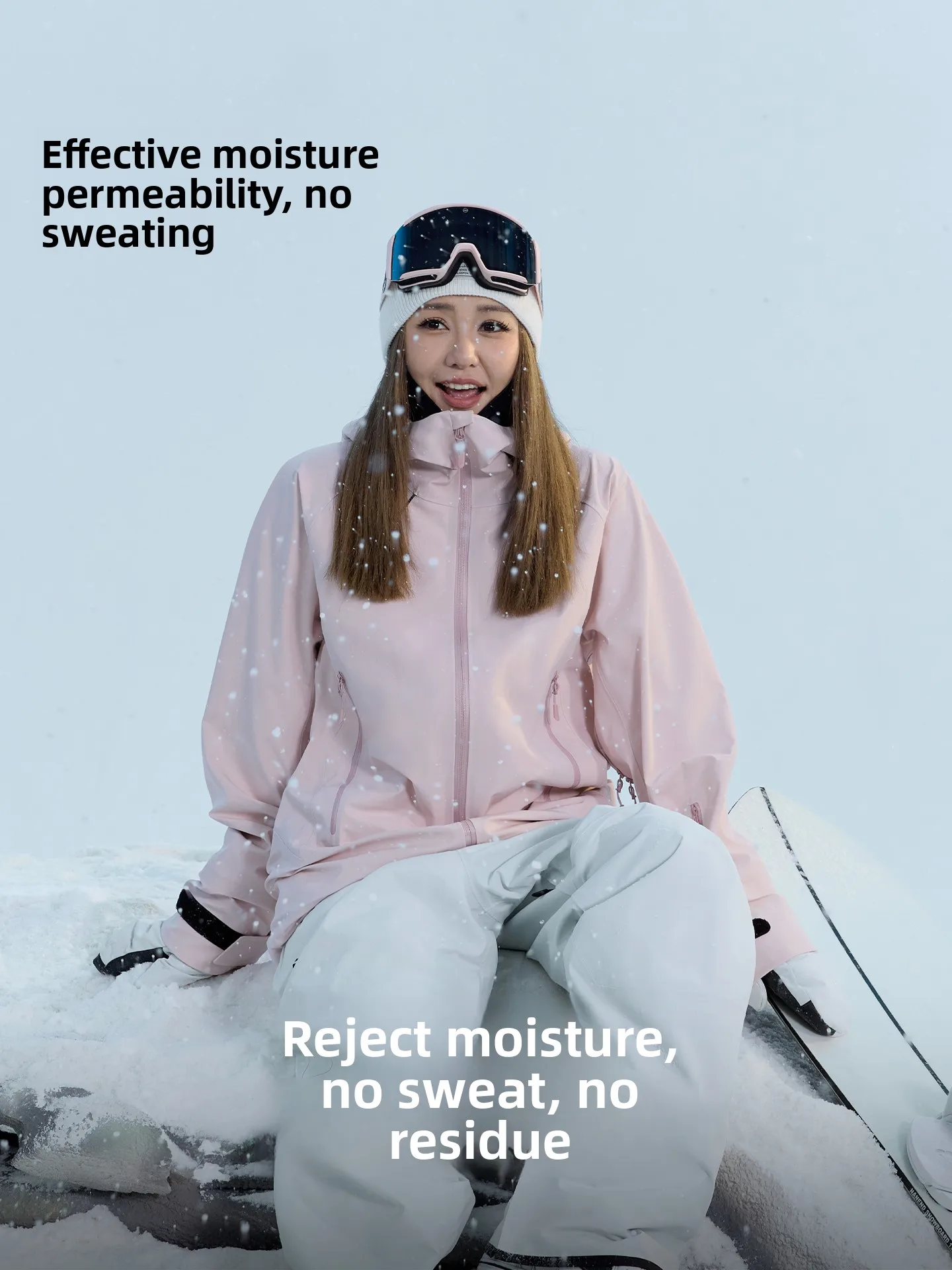 Nanend New Ski Suit 3L Hard Shell  Men's and Women's RECCO Snowboard Jacket Ski Equipment