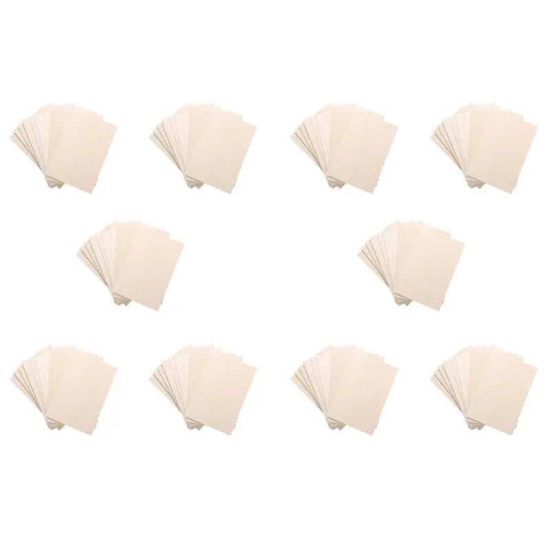 THIVN-100 Pack Unfinished Wood Sheets,Glued Laminated Wood Thin Wood Board For House Aircraft Ship Boat Arts And Crafts,DIY Orna