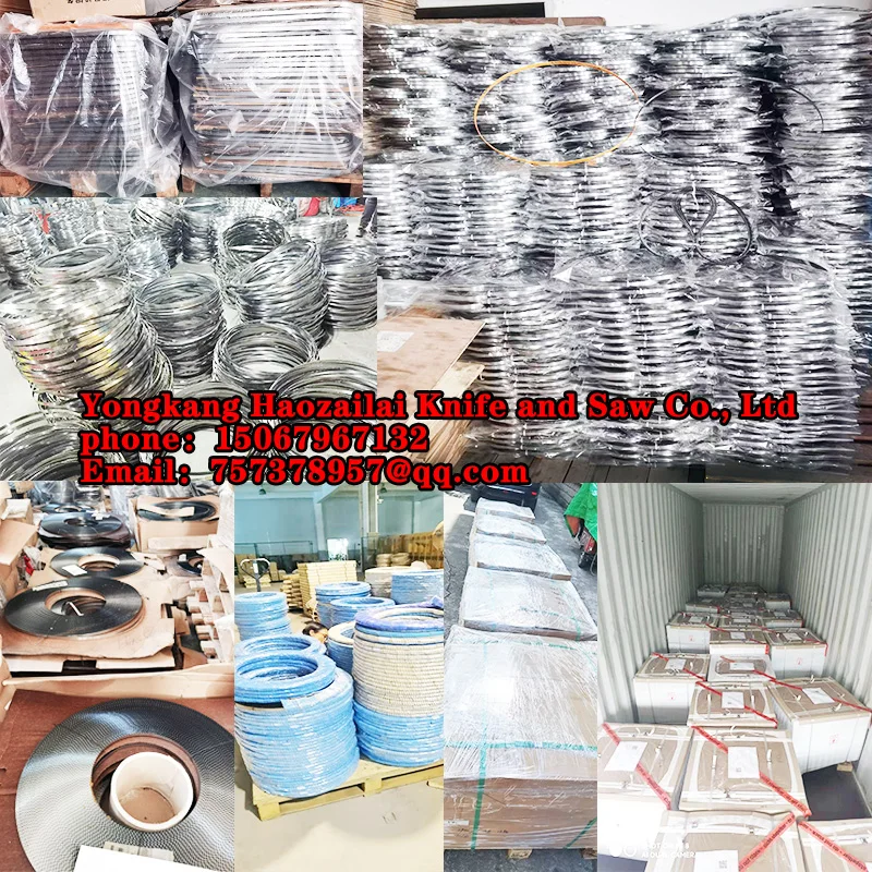 meat and bone cutting butcher band saw blade for machine Fast cutting Frozen meat shop band saw blade coil stock