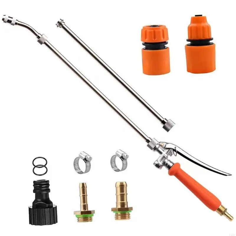 High Pressures Long Water Guns Comfortable Grip Adjustable Watering Wand