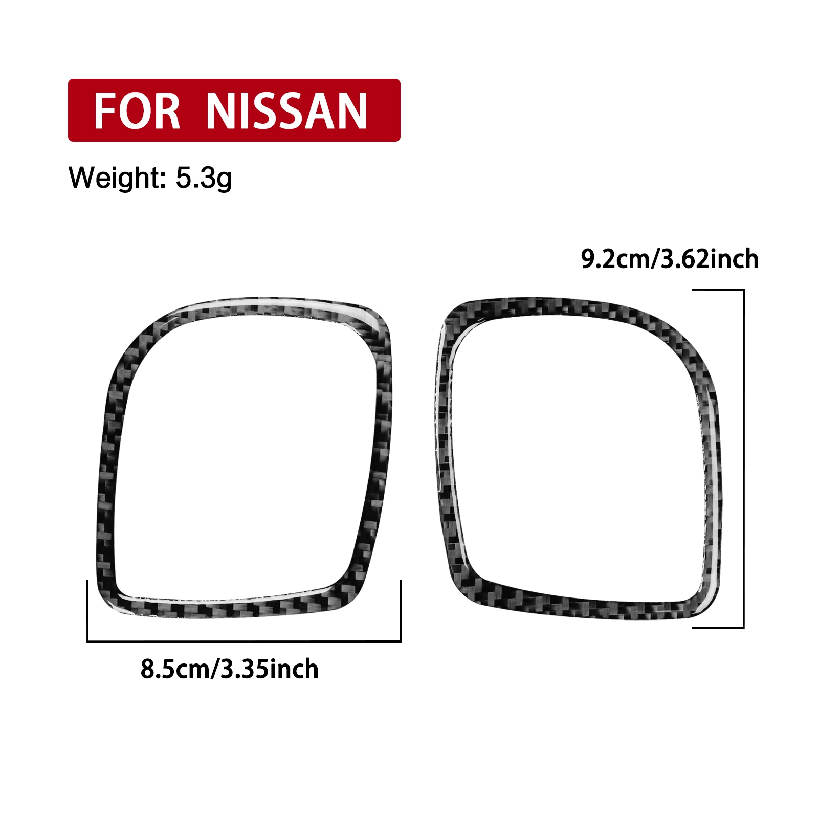 ألياف الكربون الحقيقية اكسسوارات السيارات الباب تنفيس الهواء غطاء الكسوة ملصق لينة لنيسان 300ZX Z32 1989 90 91 92 93 94 95 96 1997